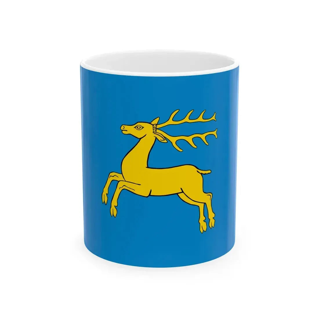 POL Kozienice flag (Poland) White Coffee Mug 11oz - Go Mug Yourself