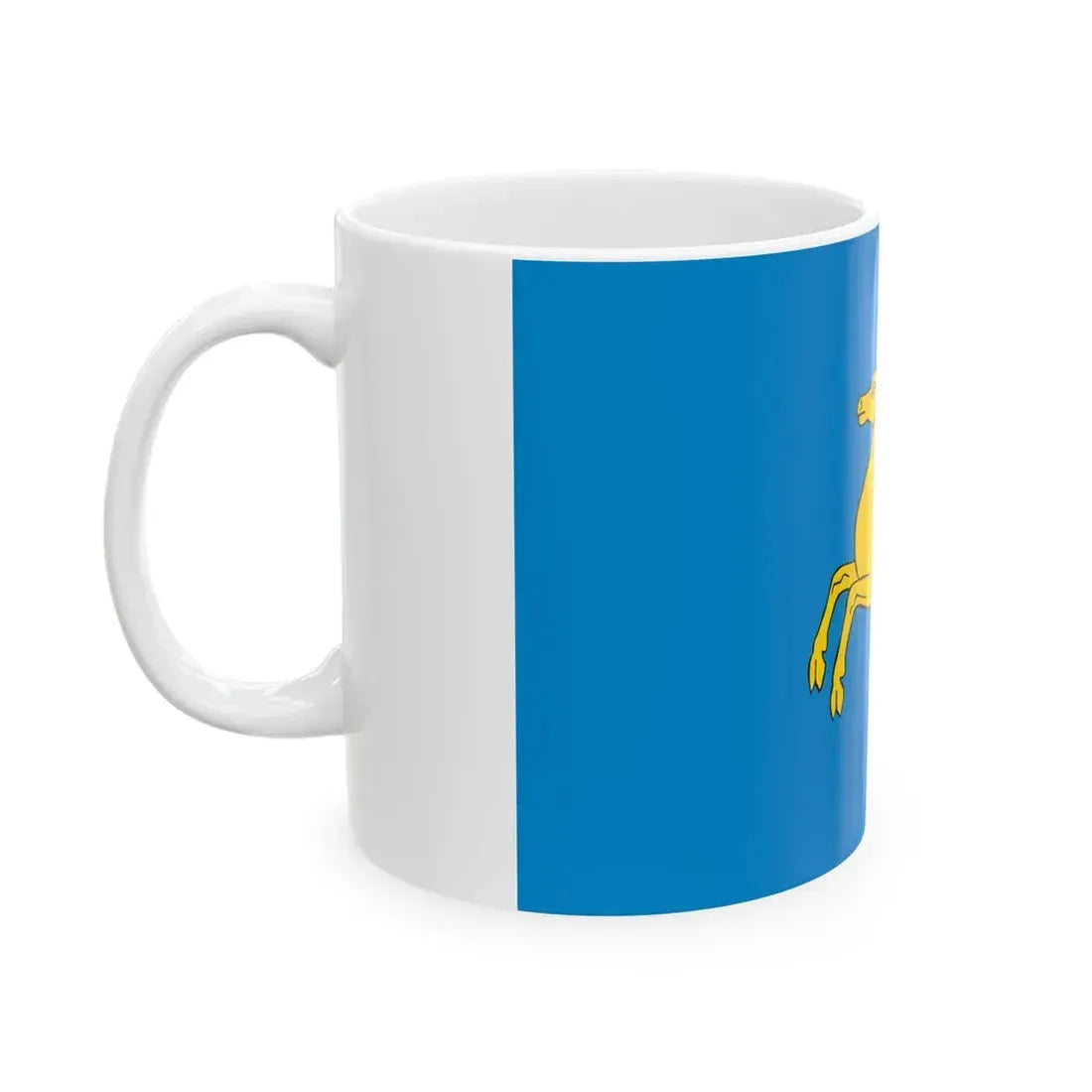 POL Kozienice flag (Poland) White Coffee Mug - Go Mug Yourself