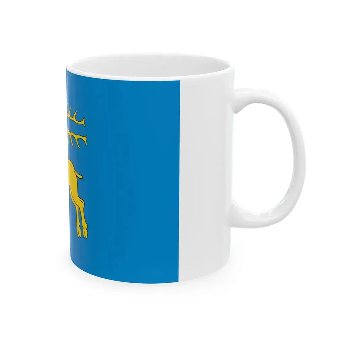 POL Kozienice flag (Poland) White Coffee Mug - Go Mug Yourself