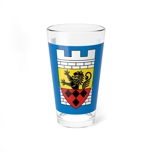 POL Kozminek flag (Poland) Pint Glass 16oz 16oz - Go Mug Yourself