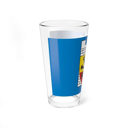 POL Kozminek flag (Poland) Pint Glass 16oz - Go Mug Yourself
