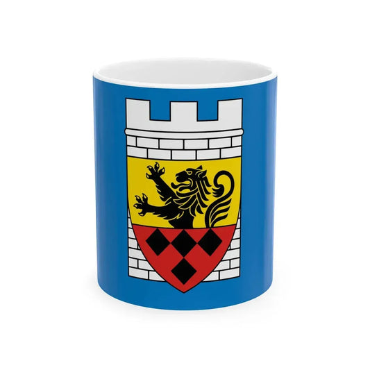 POL Kozminek flag (Poland) White Coffee Mug 11oz - Go Mug Yourself