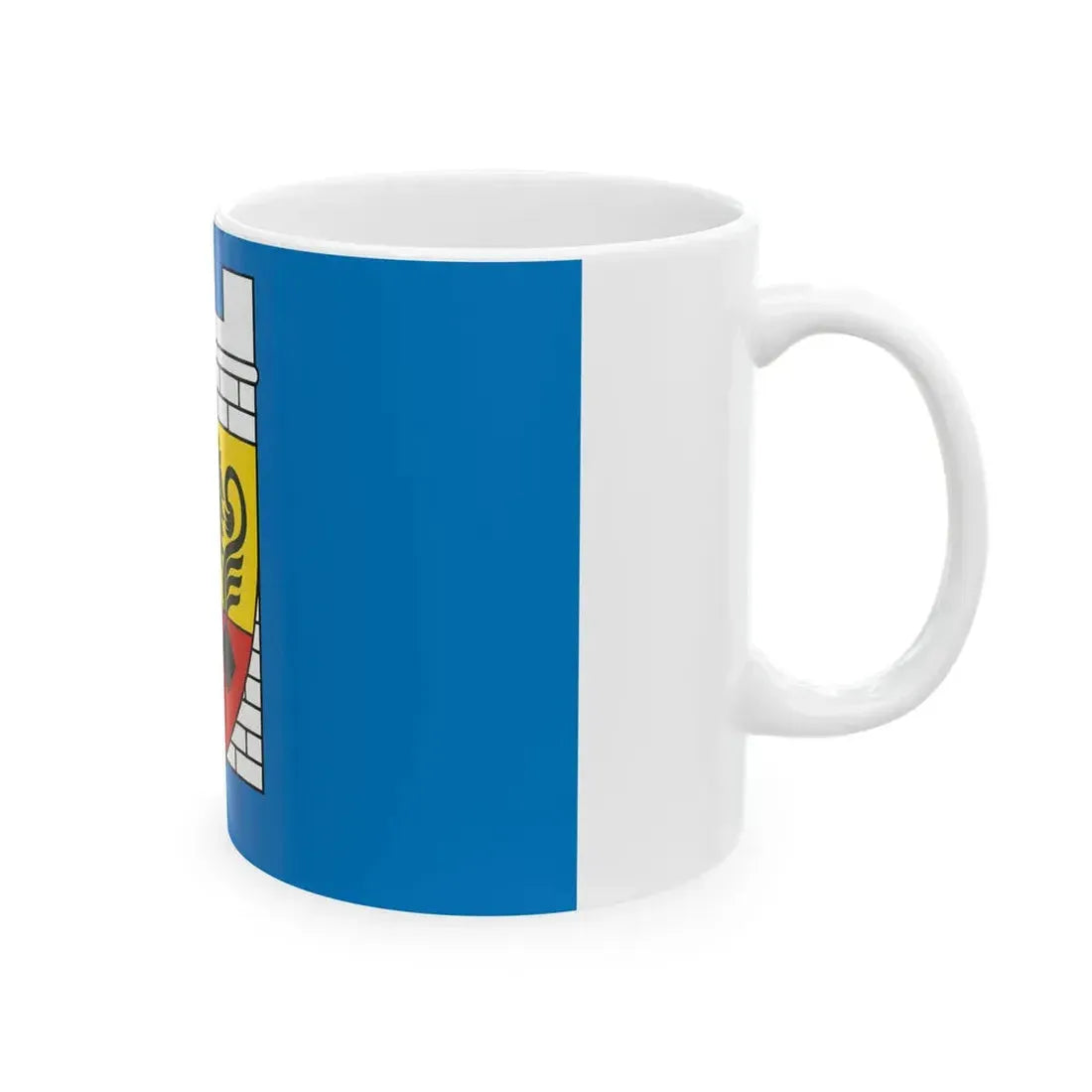 POL Kozminek flag (Poland) White Coffee Mug - Go Mug Yourself