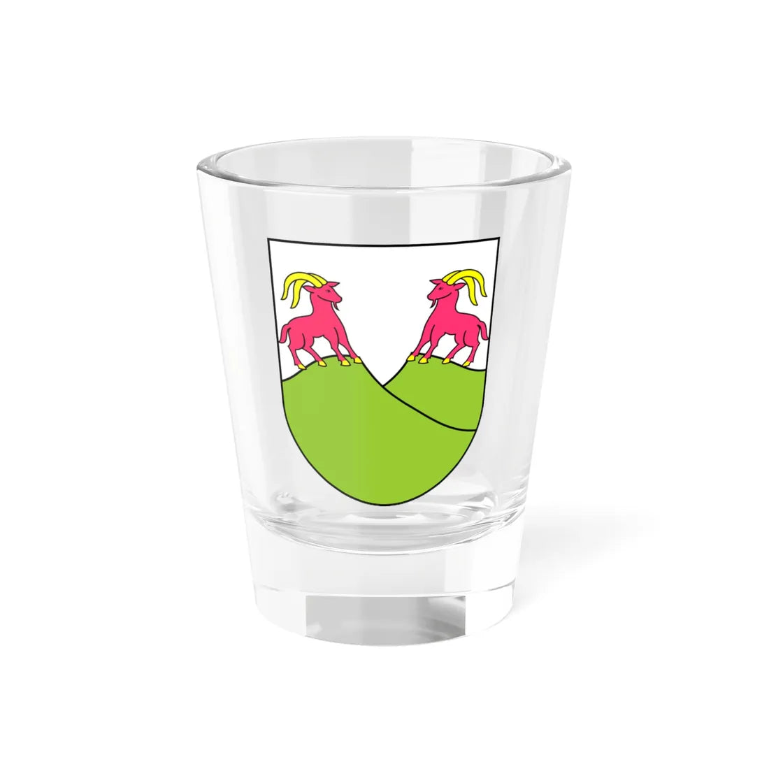 POL Kozłowa Góra dzielnica Piekar Śląskich COA (Poland) (Coat of Arms) Shot Glass 1.5oz 1.5oz - Go Mug Yourself