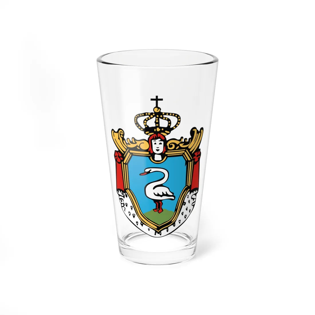 POL Kępno COA (Poland) (Coat of Arms) Pint Glass 16oz 16oz - Go Mug Yourself