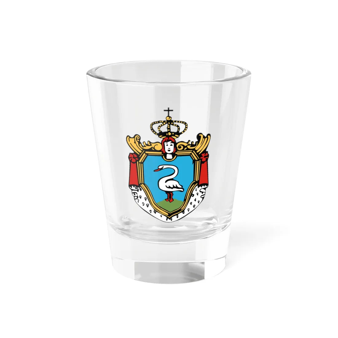 POL Kępno COA (Poland) (Coat of Arms) Shot Glass 1.5oz 1.5oz - Go Mug Yourself