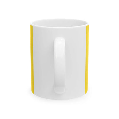 POL Krasnystaw flag by Orem (Poland) White Coffee Mug - Go Mug Yourself