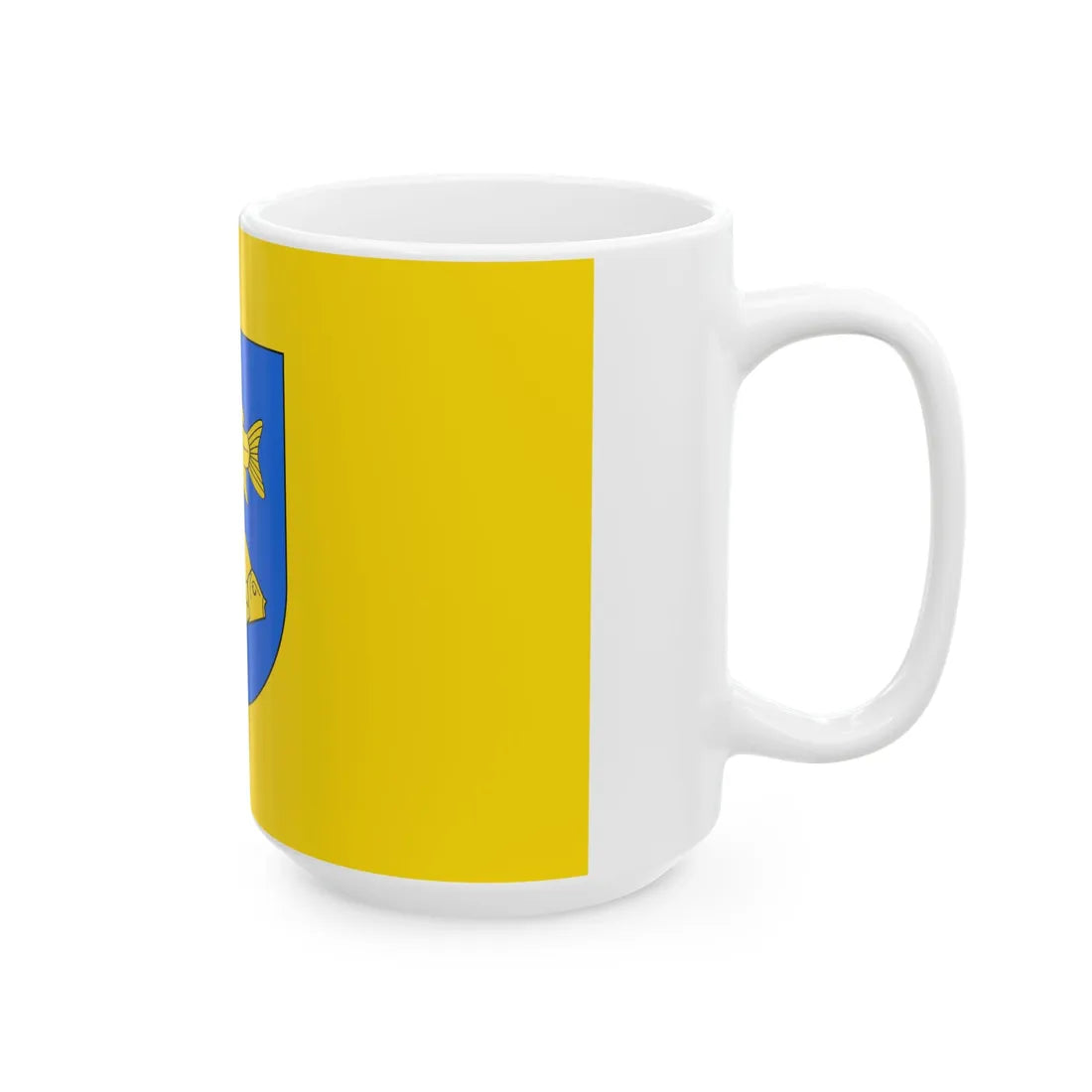 POL Krasnystaw flag by Orem (Poland) White Coffee Mug - Go Mug Yourself
