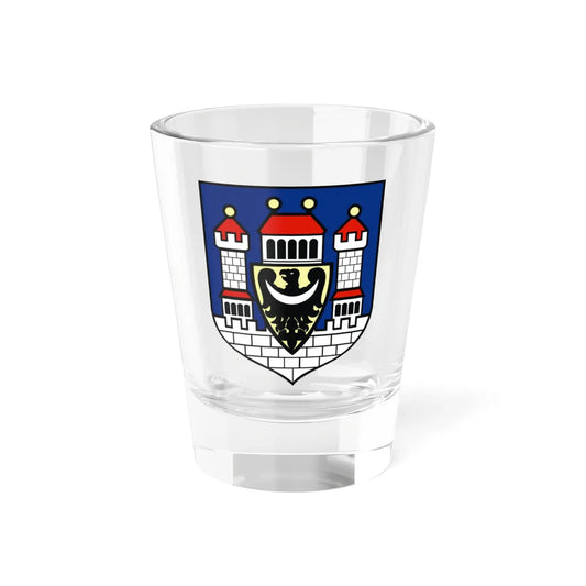 POL Krosno Odrzańskie COA (Poland) (Coat of Arms) Shot Glass 1.5oz 1.5oz - Go Mug Yourself
