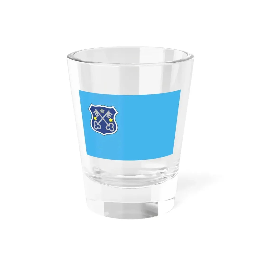 POL Krotoszyn flag (Poland) Shot Glass 1.5oz 1.5oz - Go Mug Yourself