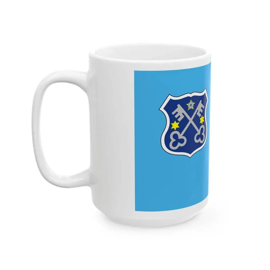 POL Krotoszyn flag (Poland) White Coffee Mug - Go Mug Yourself