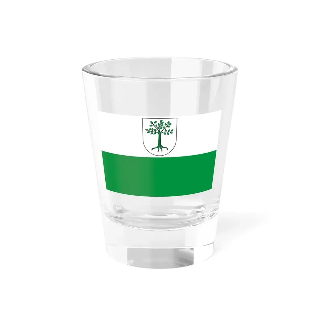 POL Kruszwica flag (Poland) Shot Glass 1.5oz 1.5oz - Go Mug Yourself