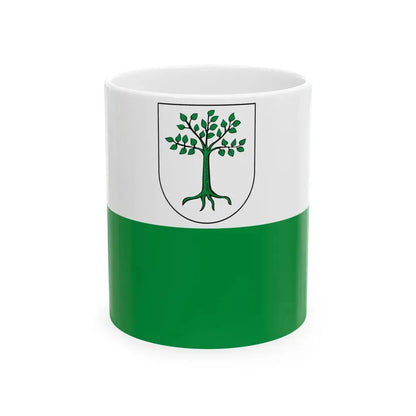 POL Kruszwica flag (Poland) White Coffee Mug 11oz - Go Mug Yourself