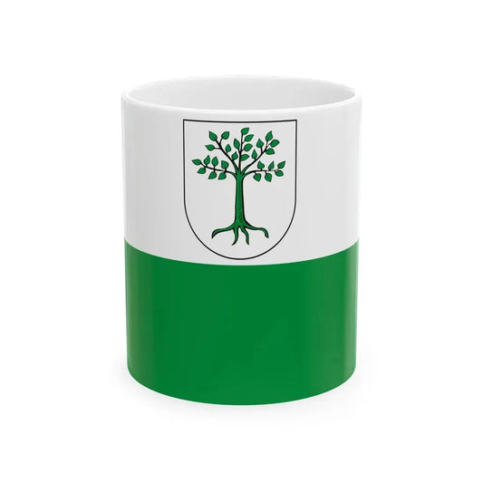 POL Kruszwica flag (Poland) White Coffee Mug 11oz - Go Mug Yourself
