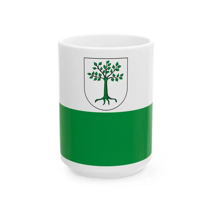 POL Kruszwica flag (Poland) White Coffee Mug 15oz - Go Mug Yourself
