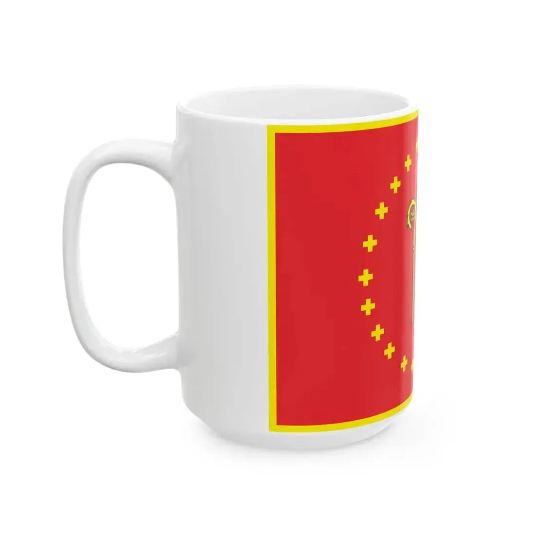 POL Krzywin flag (Poland) White Coffee Mug - Go Mug Yourself