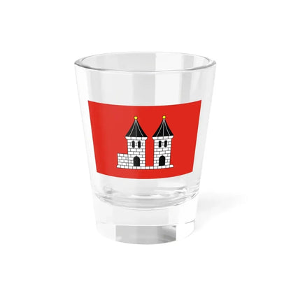POL Ksiaz Wielkopolski flag (Poland) Shot Glass 1.5oz 1.5oz - Go Mug Yourself