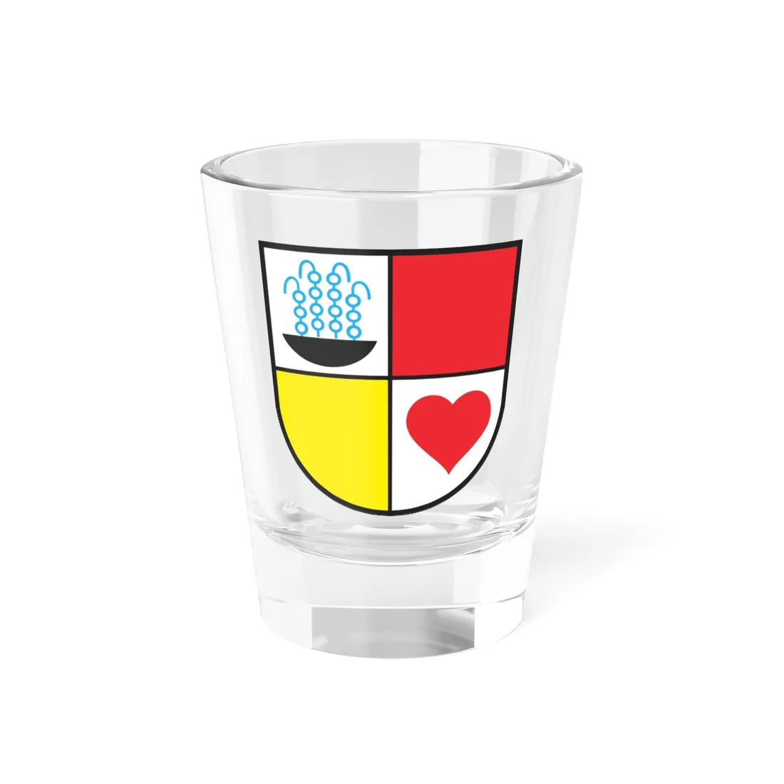 POL Kudowa-Zdrój COA (Poland) (Coat of Arms) Shot Glass 1.5oz 1.5oz - Go Mug Yourself
