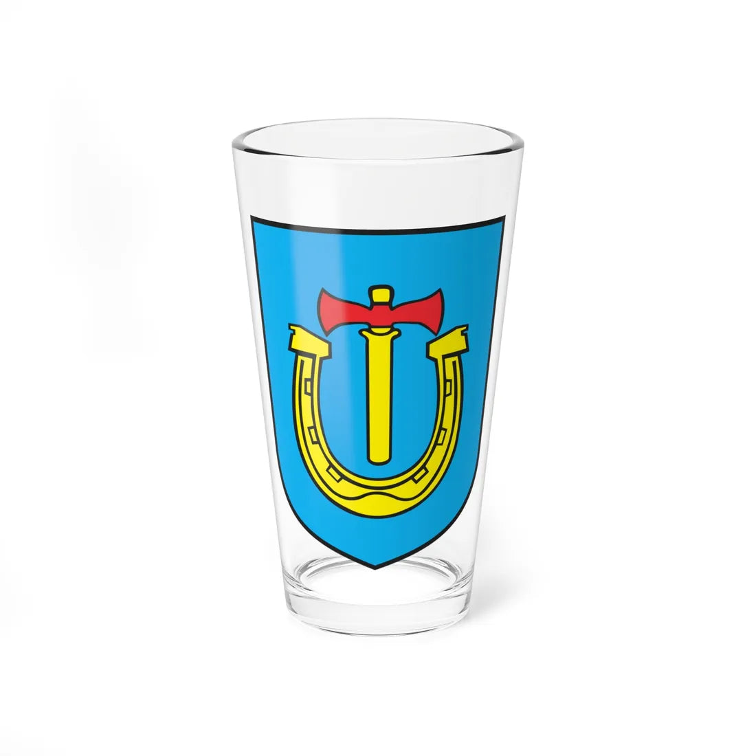 POL Kunów COA (Poland) (Coat of Arms) Pint Glass 16oz 16oz - Go Mug Yourself