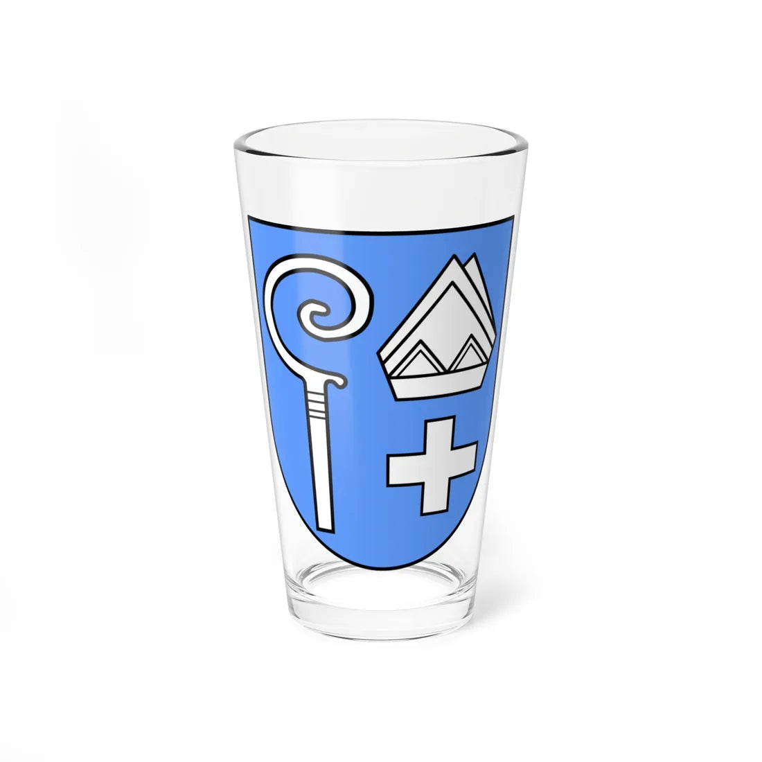 POL Kwidzyn COA (Poland) (Coat of Arms) Pint Glass 16oz 16oz - Go Mug Yourself