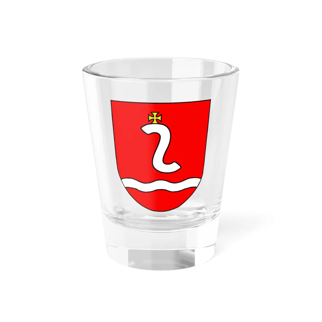 POL Kwilcz COA (Poland) (Coat of Arms) Shot Glass 1.5oz 1.5oz - Go Mug Yourself