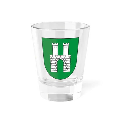 POL Laszki Murowane COA (Ukraine) (Coat of Arms) Shot Glass 1.5oz 1.5oz - Go Mug Yourself