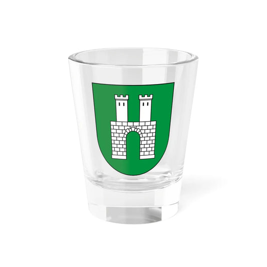 POL Laszki Murowane COA (Ukraine) (Coat of Arms) Shot Glass 1.5oz 1.5oz - Go Mug Yourself