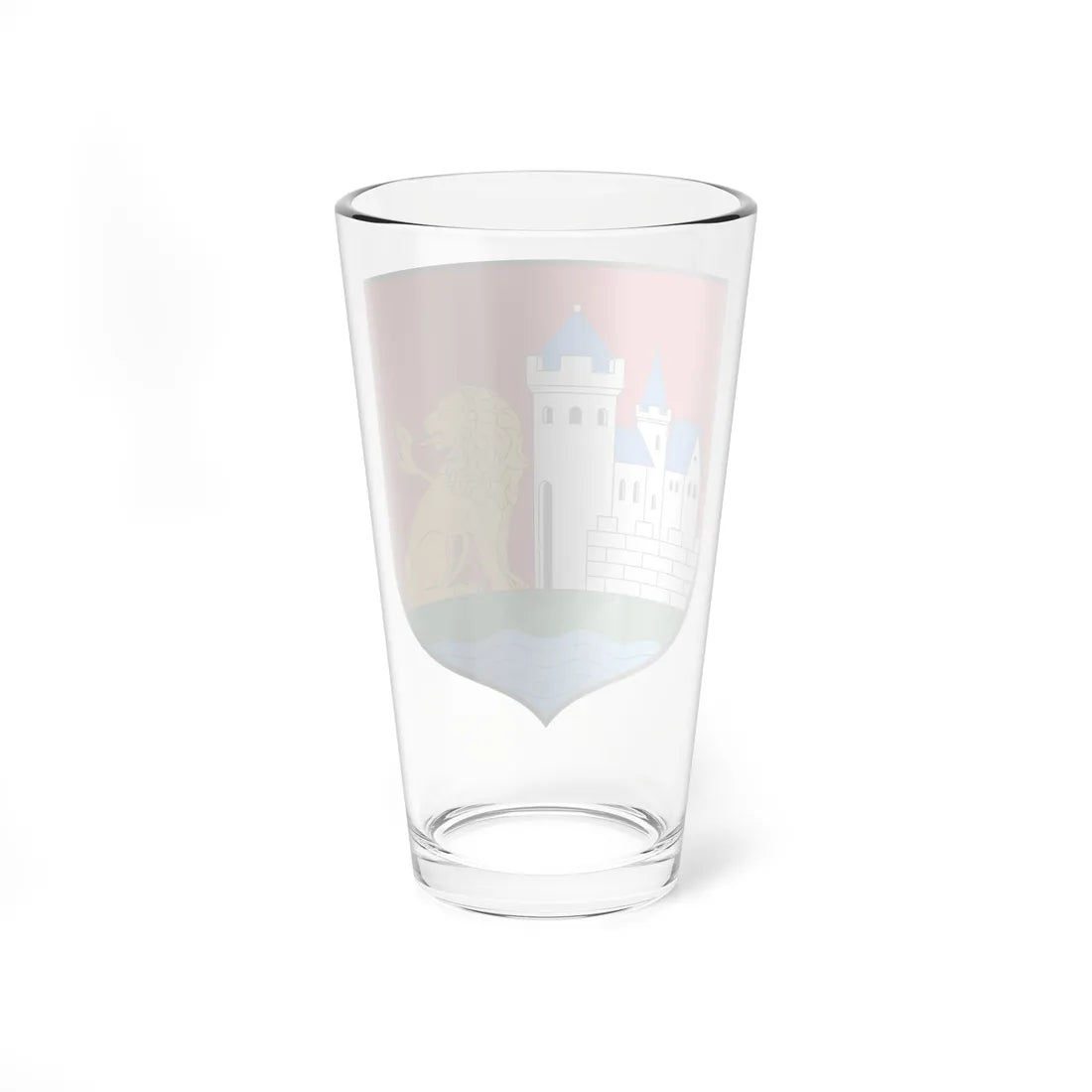 POL Lębork COA (Poland) (Coat of Arms) Pint Glass 16oz - Go Mug Yourself
