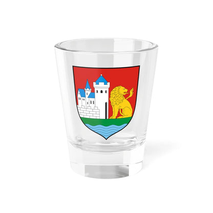 POL Lębork COA (Poland) (Coat of Arms) Shot Glass 1.5oz 1.5oz - Go Mug Yourself