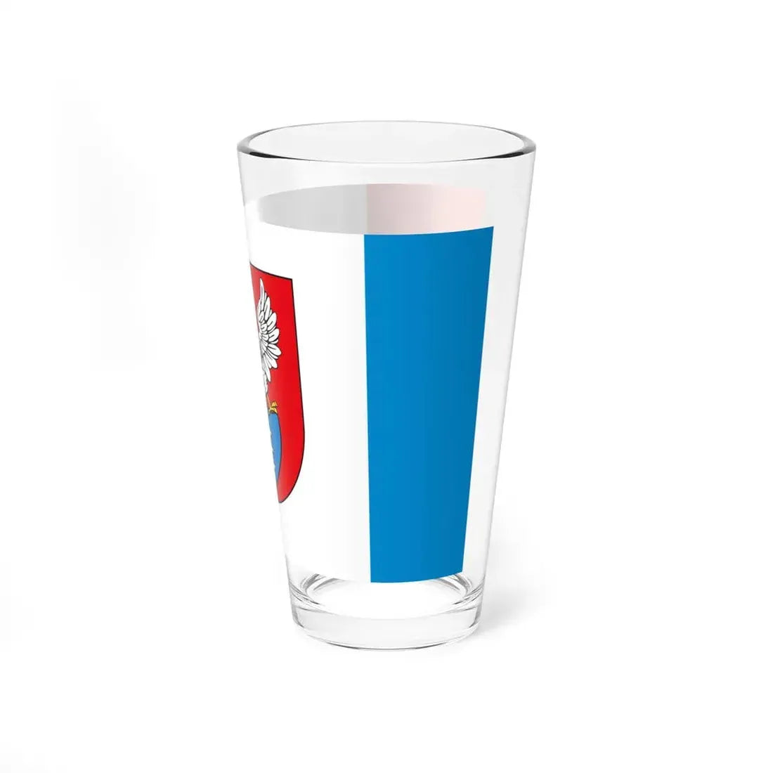 POL Legionowo flag (Poland) Pint Glass 16oz - Go Mug Yourself