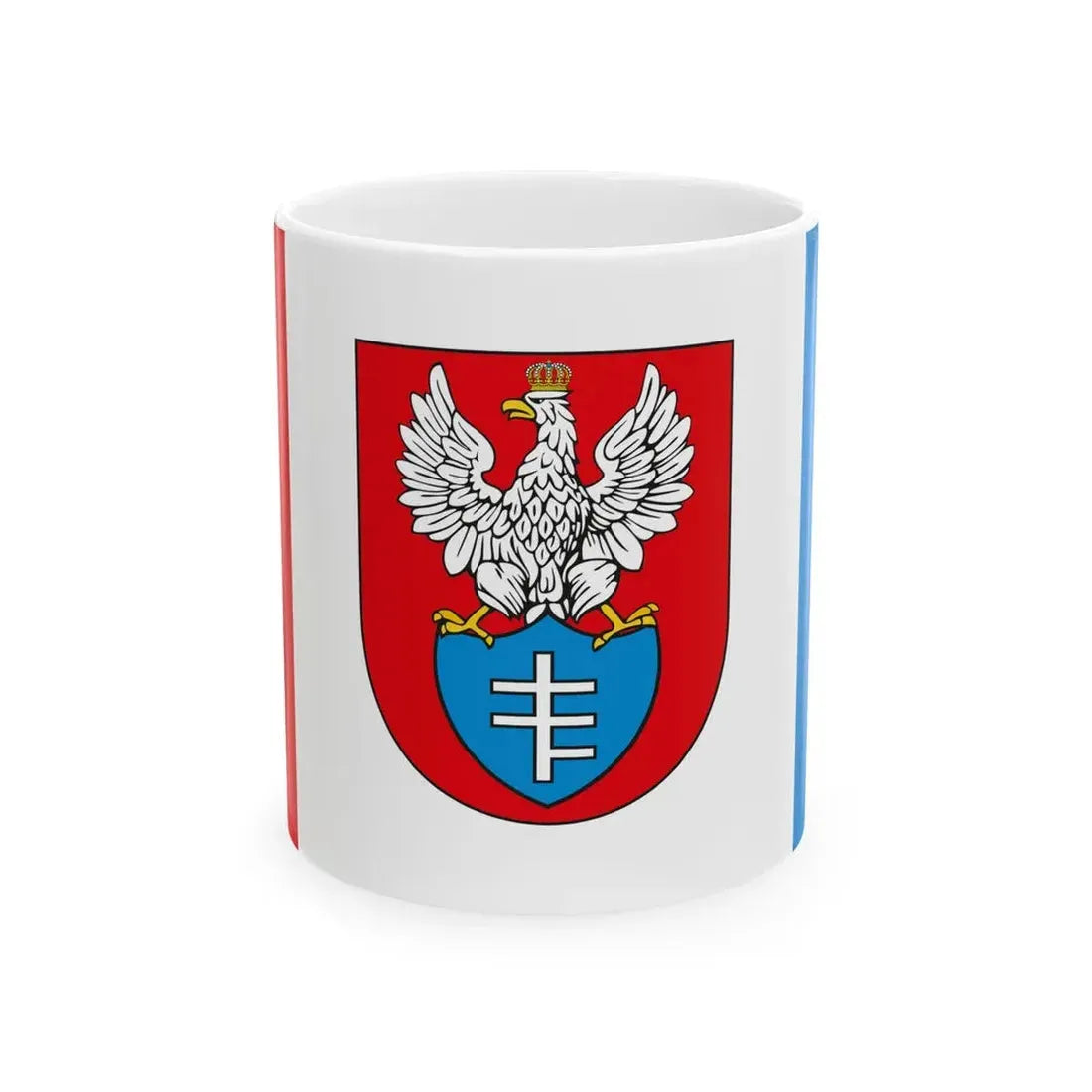POL Legionowo flag (Poland) White Coffee Mug 11oz - Go Mug Yourself