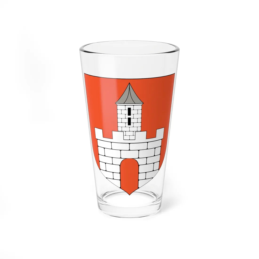 POL Lelów COA (Poland) (Coat of Arms) Pint Glass 16oz 16oz - Go Mug Yourself