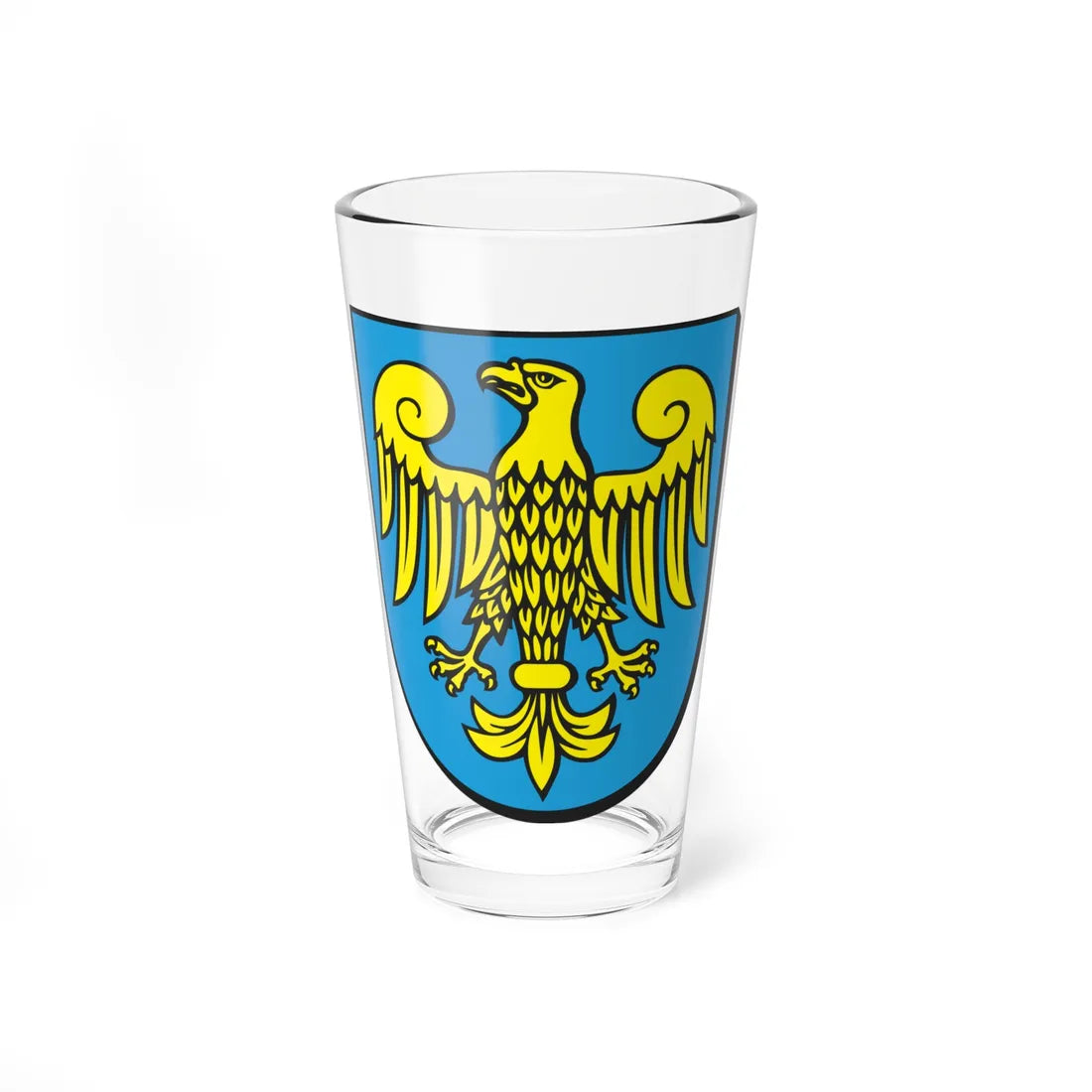 POL Leśnica COA (Poland) (Coat of Arms) Pint Glass 16oz 16oz - Go Mug Yourself
