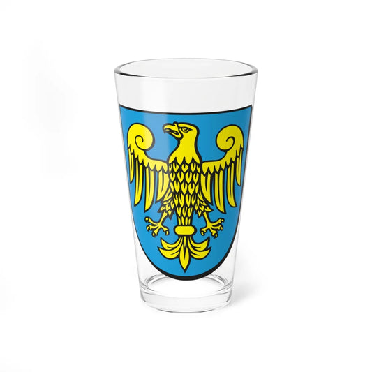 POL Leśnica COA (Poland) (Coat of Arms) Pint Glass 16oz 16oz - Go Mug Yourself