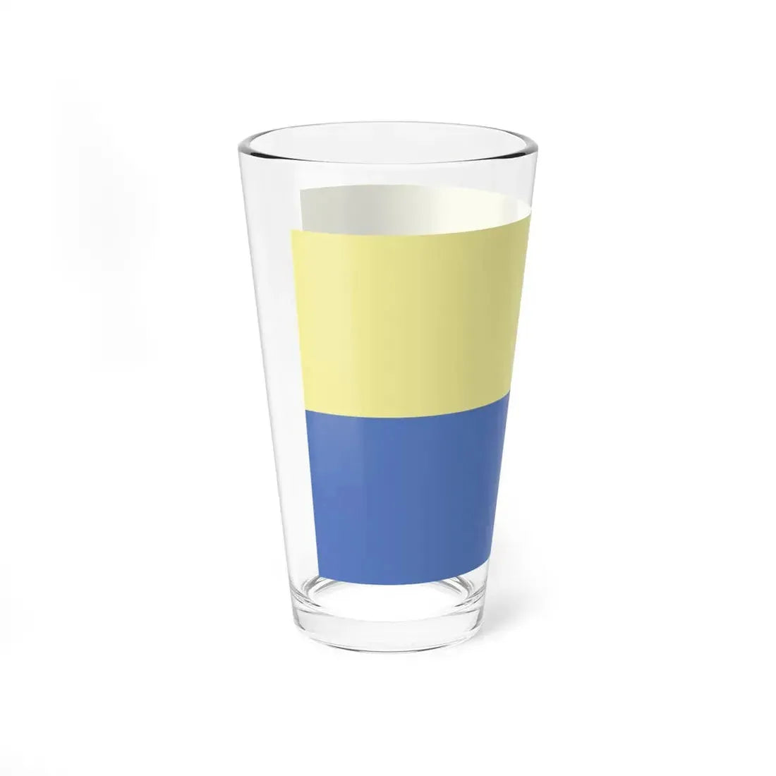 POL Lesnica flag (Poland) Pint Glass 16oz - Go Mug Yourself