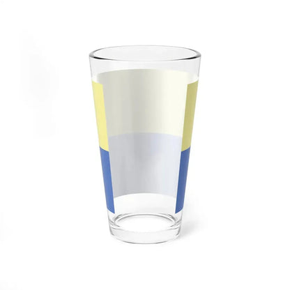 POL Lesnica flag (Poland) Pint Glass 16oz - Go Mug Yourself