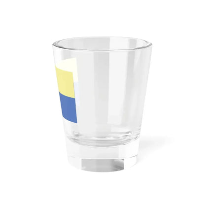 POL Lesnica flag (Poland) Shot Glass 1.5oz - Go Mug Yourself