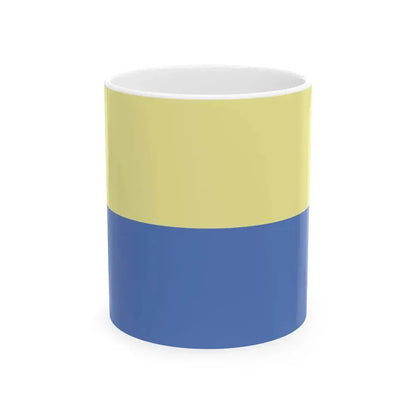 POL Lesnica flag (Poland) White Coffee Mug 11oz - Go Mug Yourself