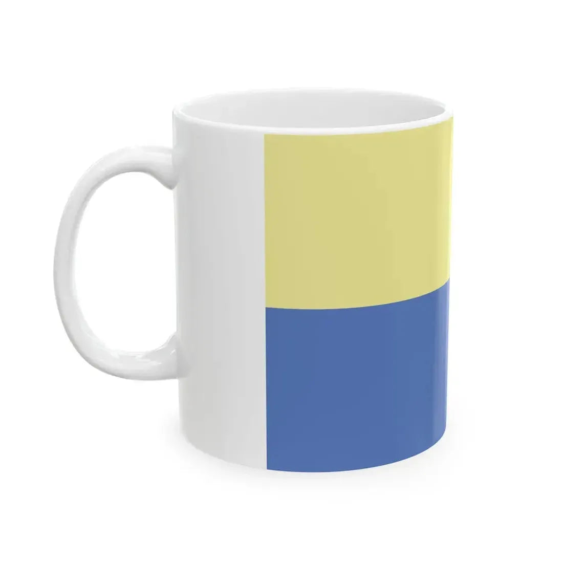 POL Lesnica flag (Poland) White Coffee Mug - Go Mug Yourself