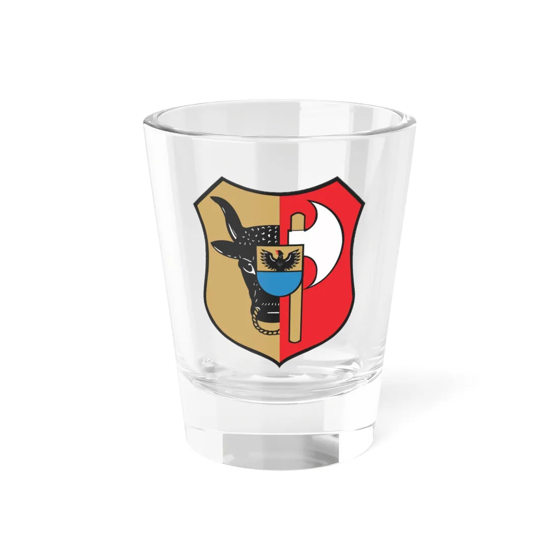 POL Leszno COA (Poland) (Coat of Arms) Shot Glass 1.5oz 1.5oz - Go Mug Yourself