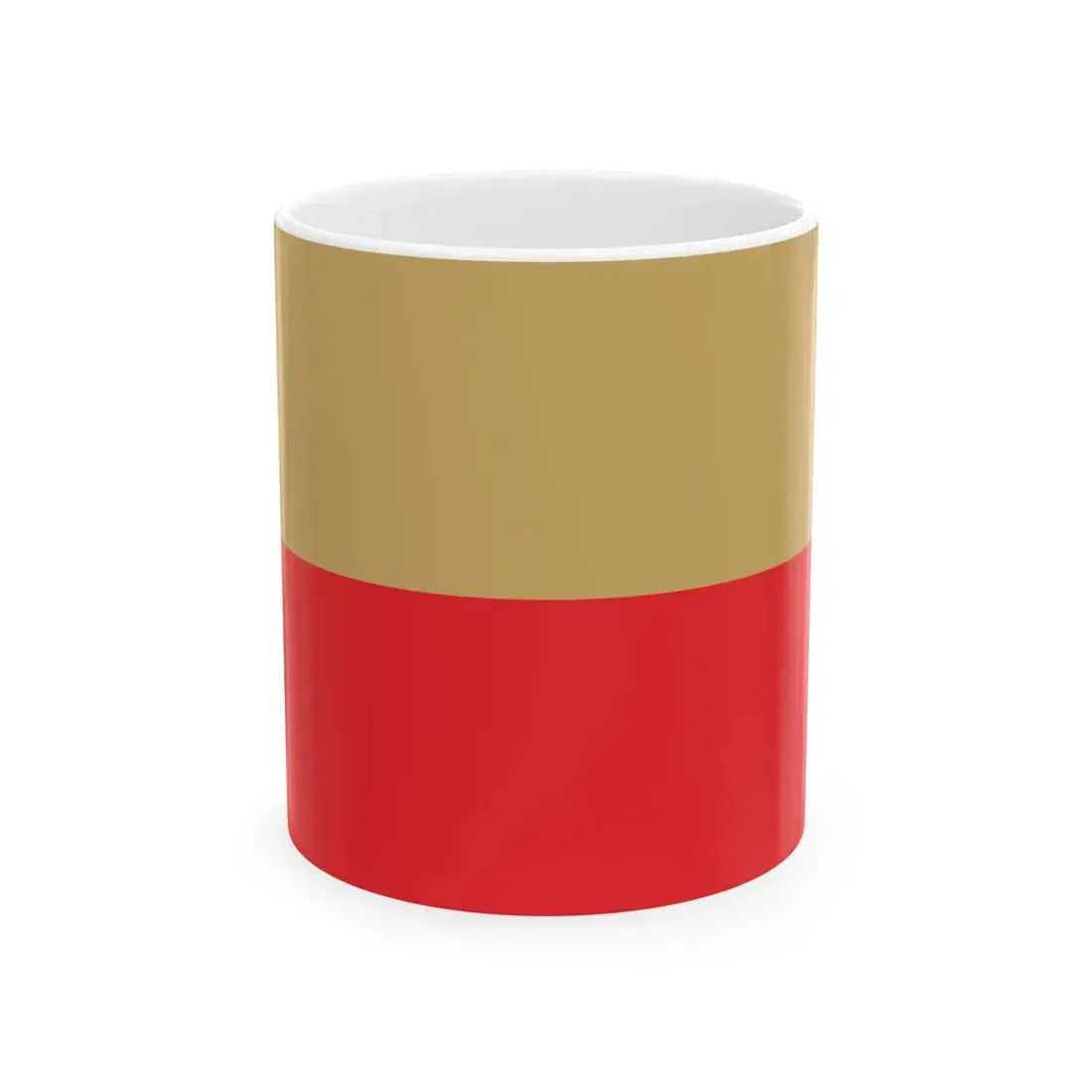 POL Leszno flag (Poland) White Coffee Mug 11oz - Go Mug Yourself