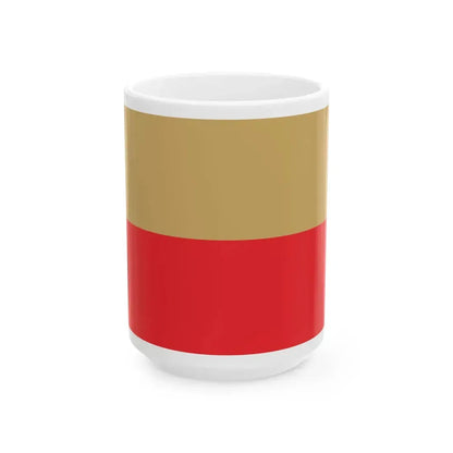 POL Leszno flag (Poland) White Coffee Mug 15oz - Go Mug Yourself