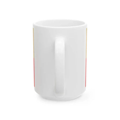 POL Leszno flag with arms (Poland) White Coffee Mug - Go Mug Yourself