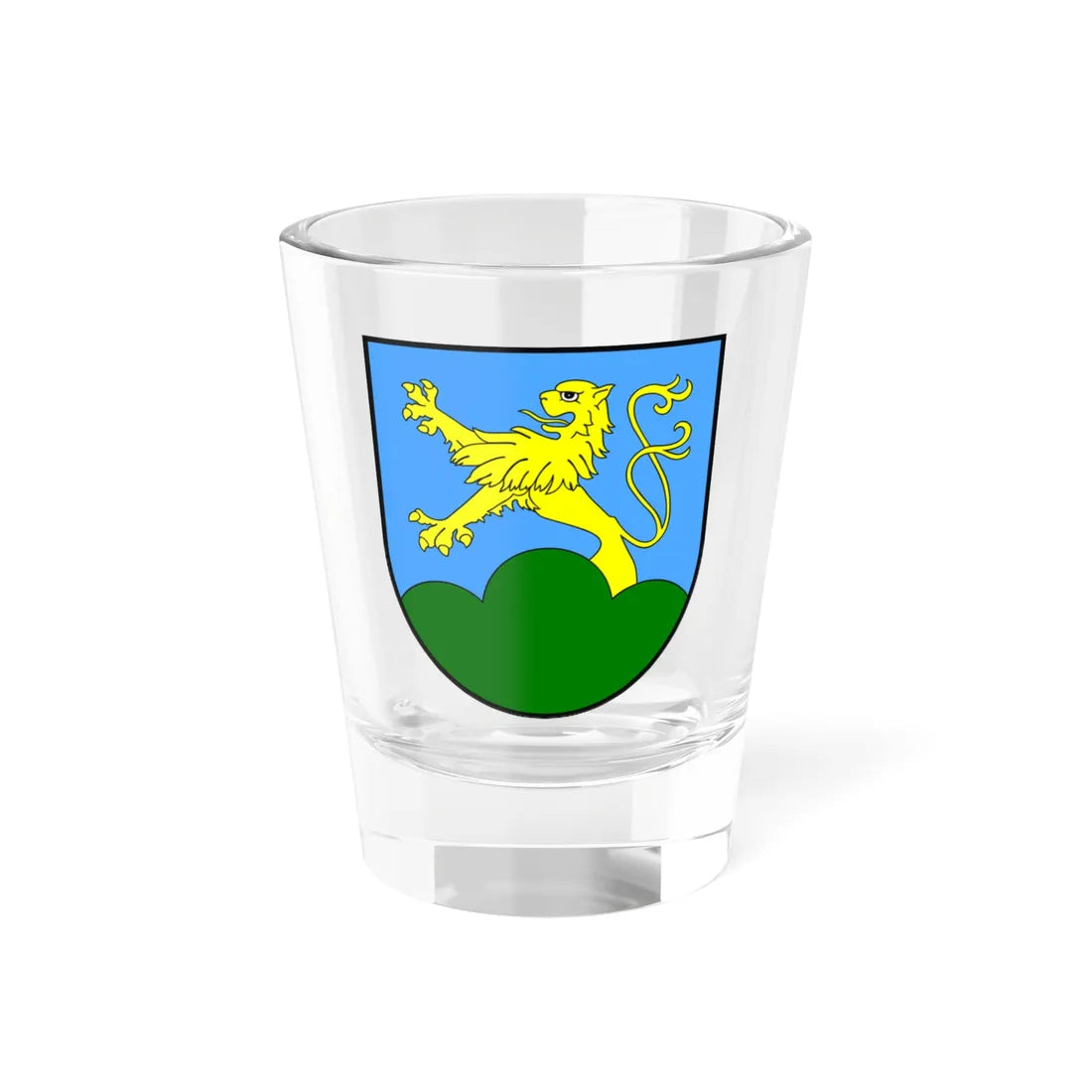 POL Lewin Brzeski COA (Poland) (Coat of Arms) Shot Glass 1.5oz 1.5oz - Go Mug Yourself