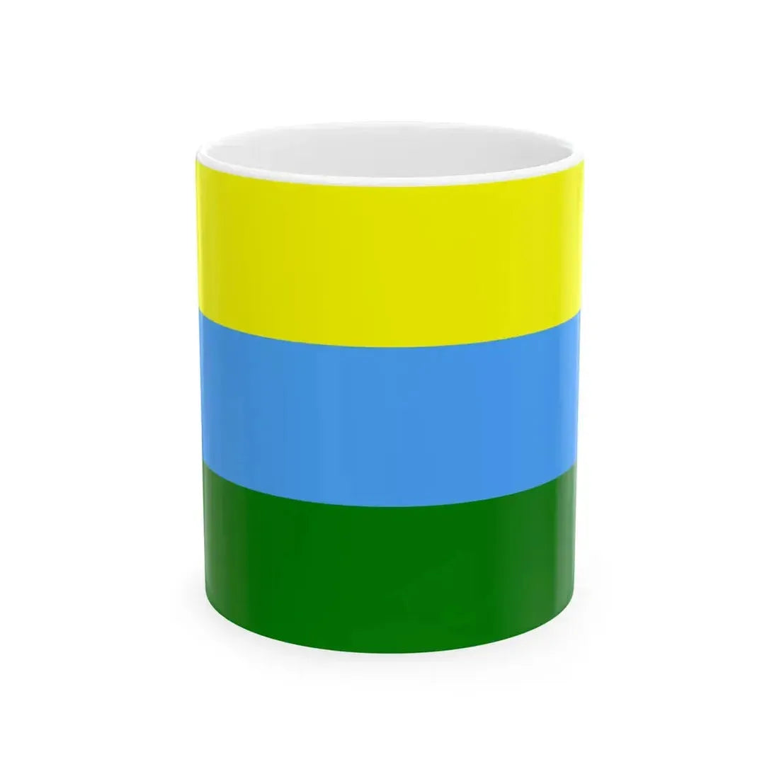 POL Lewin Brzeski flag (Poland) White Coffee Mug 11oz - Go Mug Yourself
