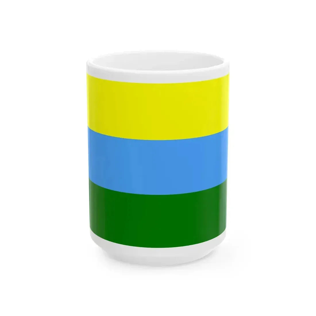 POL Lewin Brzeski flag (Poland) White Coffee Mug 15oz - Go Mug Yourself