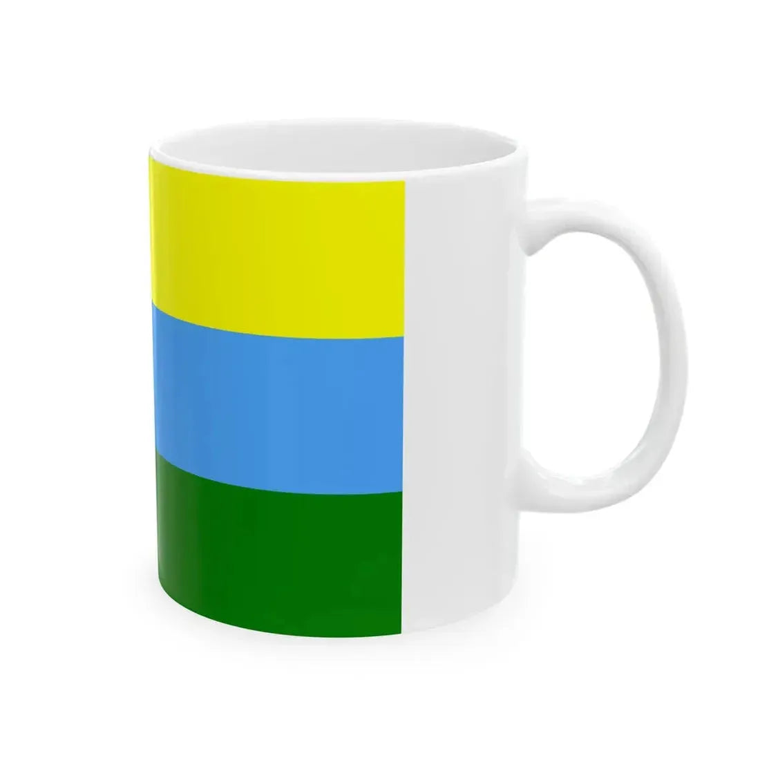 POL Lewin Brzeski flag (Poland) White Coffee Mug - Go Mug Yourself