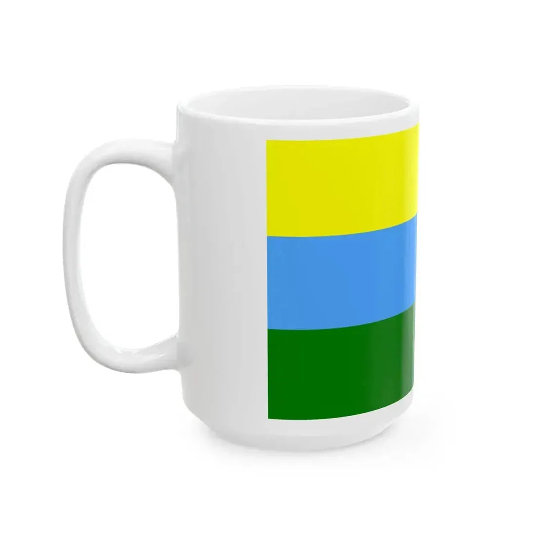 POL Lewin Brzeski flag (Poland) White Coffee Mug - Go Mug Yourself