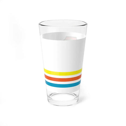 POL Limanowa FLAG (Poland) Pint Glass 16oz - Go Mug Yourself