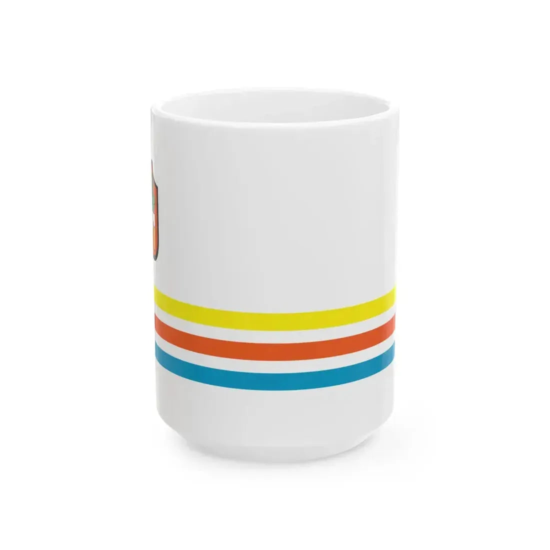 POL Limanowa FLAG (Poland) White Coffee Mug 15oz - Go Mug Yourself